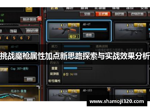 挑战魔枪属性加点新思路探索与实战效果分析